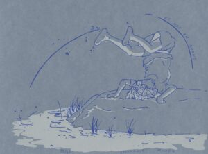 Et hop en avant Bleu