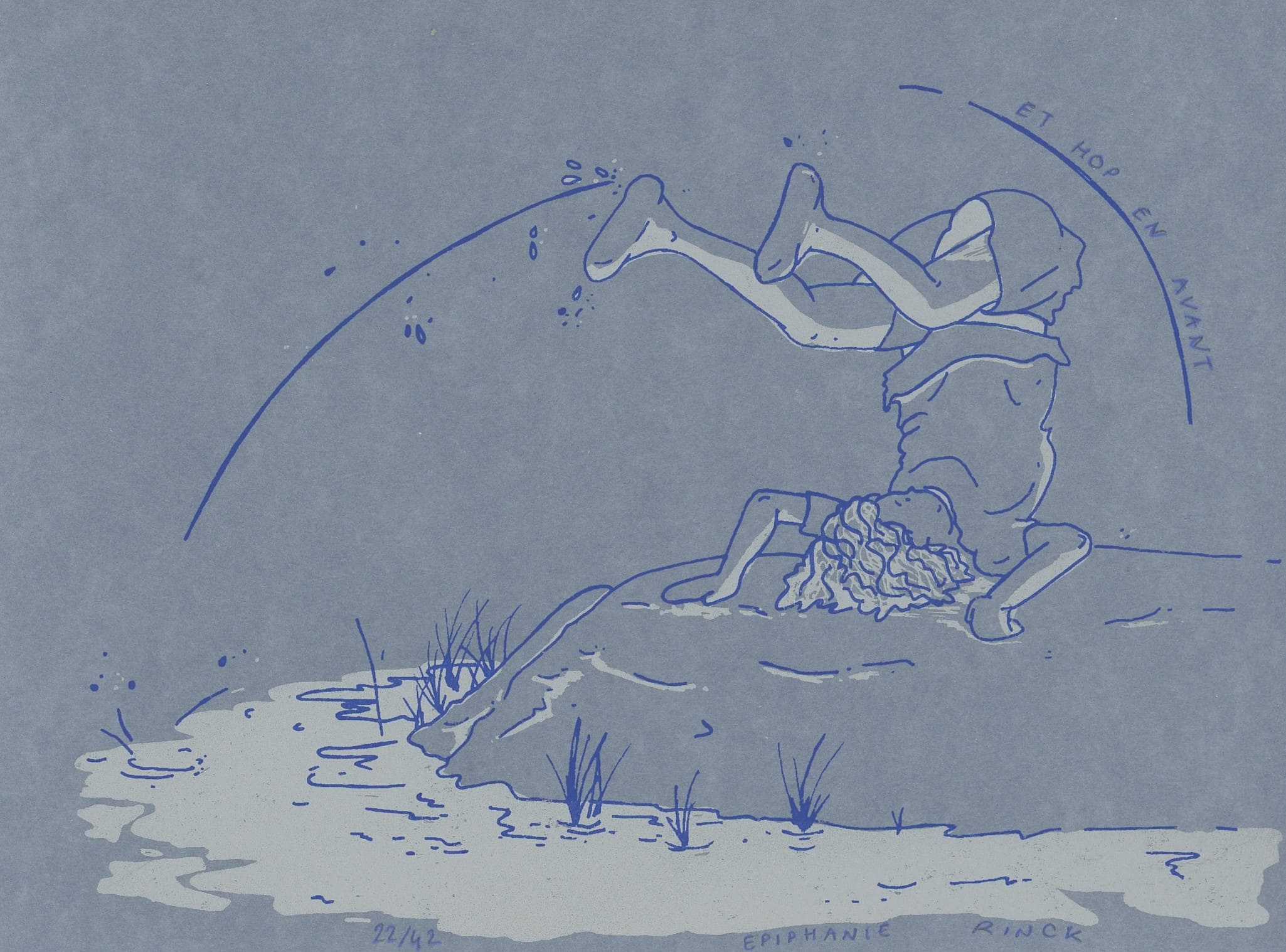 Et hop en avant Bleu